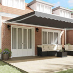 Tenda da Sole Bianco 6  3,5 m Metallo