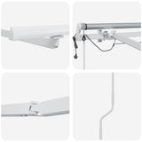 Struttura della tenda Bianco 350 x 250 cm Alluminio