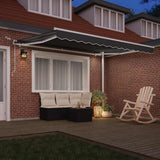 Struttura della tenda Bianco 350 x 250 cm Alluminio