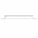 Tenda da Sole con Bianco 4,5  3,5 m Metallo