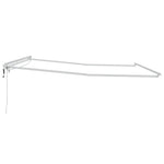 Tenda da Sole con Bianco 4,5  3,5 m Metallo