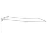 Tenda da Sole con Bianco 4,5  3,5 m Metallo