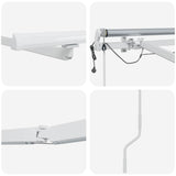 Tenda da Sole con Bianco 6  3,5 m Metallo