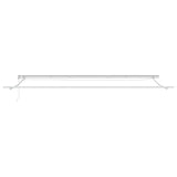 Tenda da Sole con Bianco 6  3,5 m Metallo