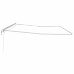 Tenda da Sole con Bianco 6  3,5 m Metallo