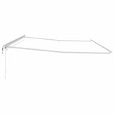 Tenda da Sole con Bianco 6  3,5 m Metallo