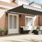 Tenda da Sole Antracite 5 x 3 m Metallo