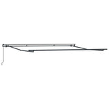 Tenda da Sole Antracite 5 x 3 m Metallo