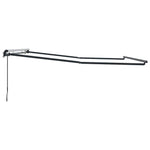 Tenda da Sole Antracite 5 x 3 m Metallo