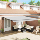 Tenda da Sole Antracite 4  3,5 m Metallo