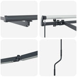Tenda da Sole con Antracite 4  3 m Metallo