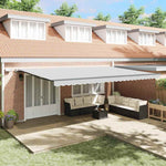 Tenda da Sole con Antracite 6  3,5 m Metallo