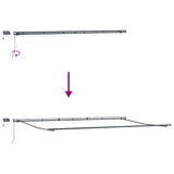 Tenda da Sole con Antracite 6  3,5 m Metallo