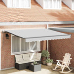 Tenda da Sole Antracite 3 x 2,5 m Metallo