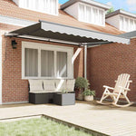 Tenda da Sole Antracite 3 x 2,5 m Metallo