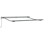 Tenda da Sole Antracite 3 x 2,5 m Metallo