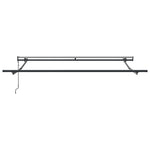 Tenda da Sole Antracite 3 x 2,5 m Metallo