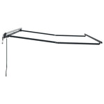 Tenda da Sole Antracite 3 x 2,5 m Metallo