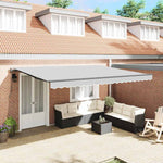 Tenda da Sole Antracite 4  3 m Metallo