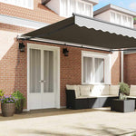 Tenda da Sole Antracite 4  3 m Metallo