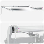 Tenda da Sole Antracite 4  3 m Metallo