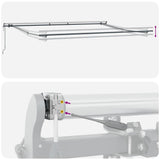 Tenda da Sole Antracite 4  3 m Metallo