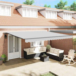 Tenda da Sole Antracite 4  3,5 m Metallo