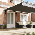 Tenda da Sole Antracite 4  3,5 m Metallo