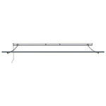 Tenda da Sole Antracite 4  3,5 m Metallo