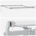 Tenda da Sole Antracite 4  3,5 m Metallo