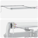 Tenda da Sole Antracite 4  3,5 m Metallo