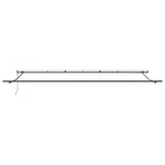 Tenda da Sole con Antracite 6 x 3 m Metallo