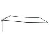 Tenda da Sole con Antracite 6 x 3 m Metallo