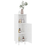 Mobile da Bagno Bianco Lucido 30x30x95 cm in Legno truciolato