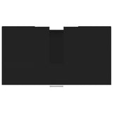 Mobile da Bagno Nero 60x32x53,5 cm in Legno truciolato