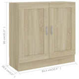 Libreria Rovere Sonoma 82,5x30,5x80 cm in Legno truciolato