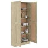 Libreria Rovere Sonoma 82,5x30,5x185,5 cm in Legno truciolato