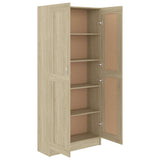 Libreria Rovere Sonoma 82,5x30,5x185,5 cm in Legno truciolato