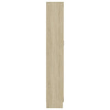 Libreria Rovere Sonoma 82,5x30,5x185,5 cm in Legno truciolato