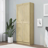 Libreria Rovere Sonoma 82,5x30,5x185,5 cm in Legno truciolato