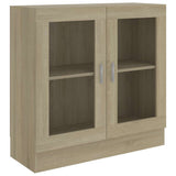 Vetrina Rovere Sonoma 82,5x30,5x80 cm in Legno truciolato