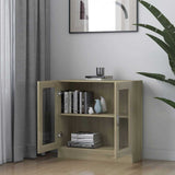 Vetrina Rovere Sonoma 82,5x30,5x80 cm in Legno truciolato