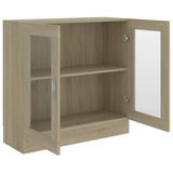 Vetrina Rovere Sonoma 82,5x30,5x80 cm in Legno truciolato