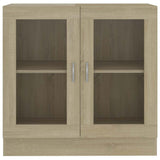 Vetrina Rovere Sonoma 82,5x30,5x80 cm in Legno truciolato