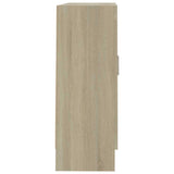 Vetrina Rovere Sonoma 82,5x30,5x80 cm in Legno truciolato