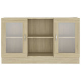 Armadietto Vetrina Rovere Sonoma 120x30,5x70 cm truciolato