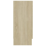 Armadietto Vetrina Rovere Sonoma 120x30,5x70 cm truciolato