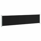 Tenda Laterale Retrattile per Patio 140x600 cm Nera