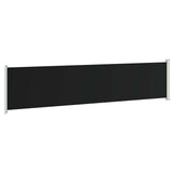 Tenda Laterale Retrattile per Patio 140x600 cm Nera