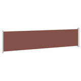 Tenda Laterale Retrattile per Patio 140x600 cm Marrone